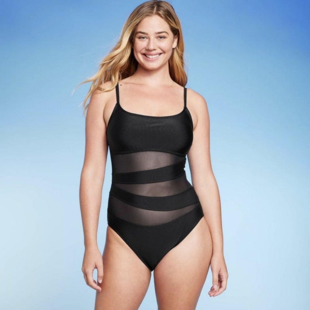 Shade and Shore One Piece Black Swimsuit | Medium